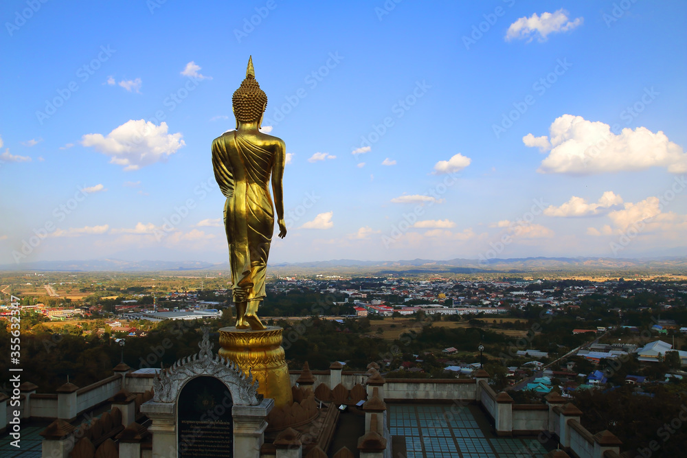 Buddha statues and views in Nan, Thailand