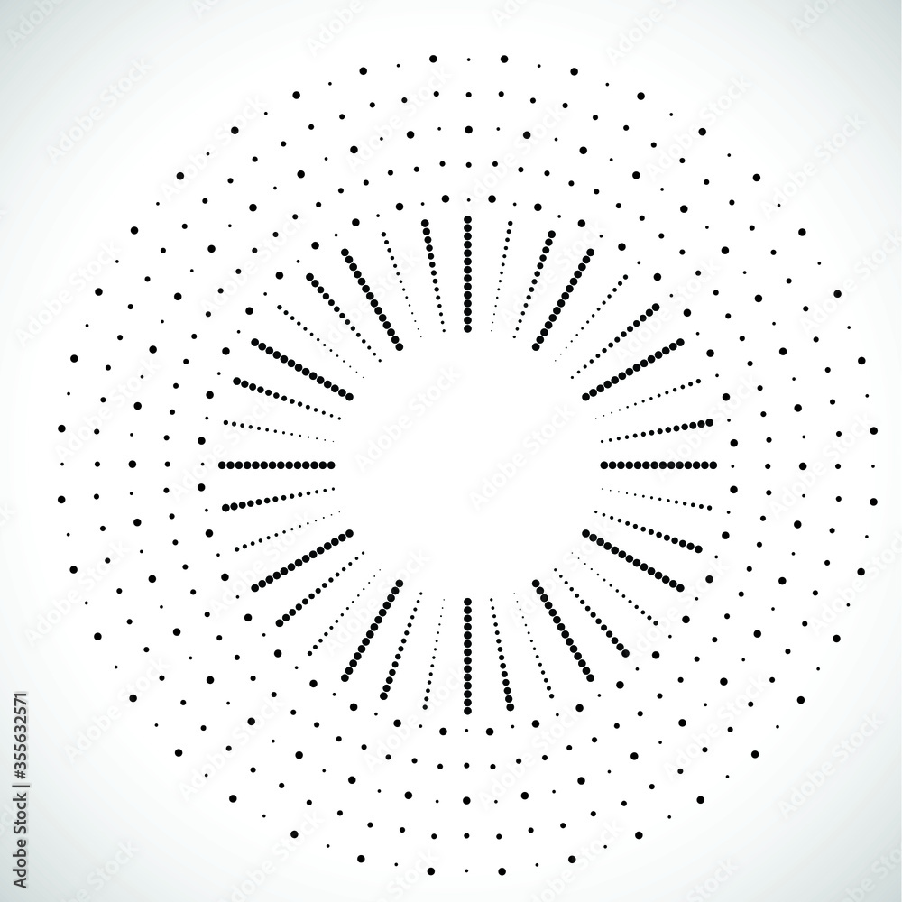 Halftone dots in circle form. round logo . vector dotted frame . design element Halftone dots in circle form. round logo . vector dotted frame . design element