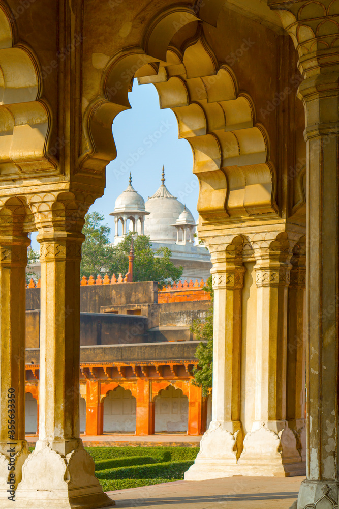 Fototapeta premium Agra Red fort, India