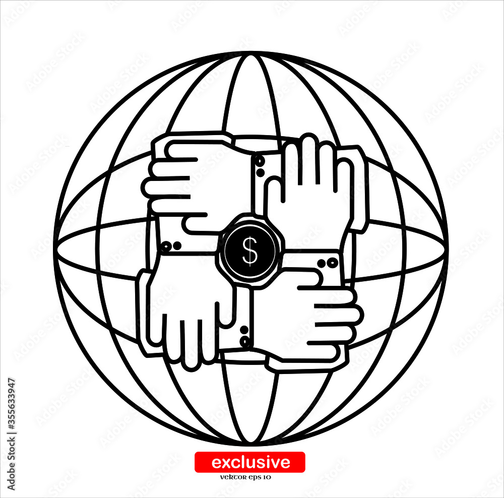 Flat design style vector illustration for graphic and web design.team work icon. Flat design style vector illustration for graphic and web design.team work icon.