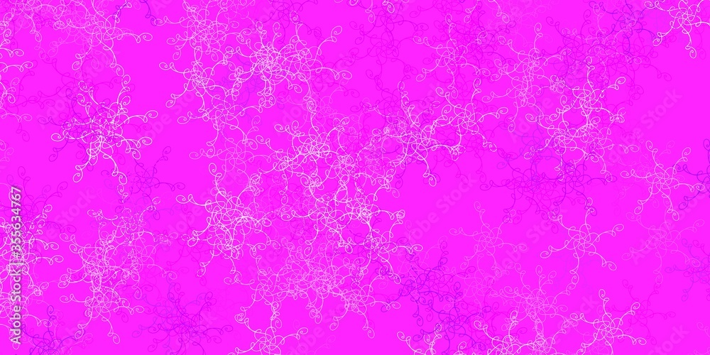 Light Purple, Pink vector background with wry lines. Light Purple, Pink vector background with wry lines.