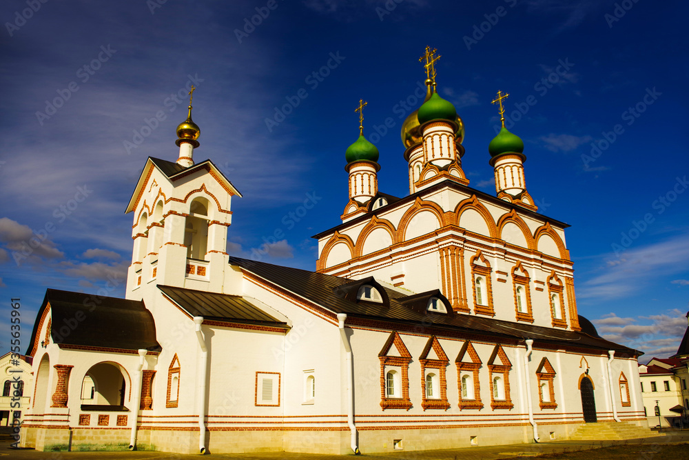 Trinity-Sergius Varnitsky monastery in the city of Rostov. Yaroslavl region, Russia