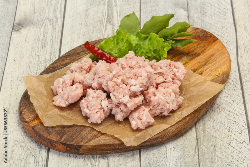 Homemade pork minced meat for cooking Homemade pork minced meat for cooking