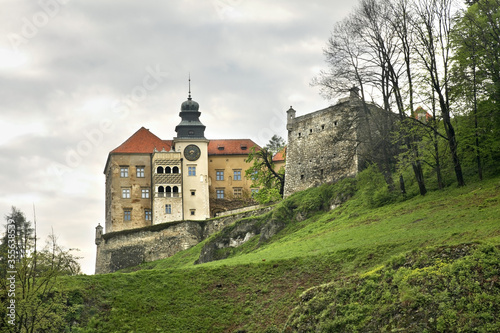 Pieskowa Skala (Little Dog's Rock) castle at Ojcow National Park. Poland