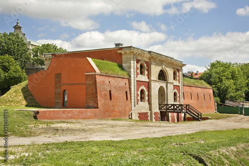 Szczebrzeski gate (Brama Szczebrzeska) of fortress in Zamosc. Poland photo