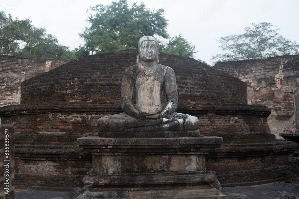 The vatadage in the sacred quadrangle at polonnaruwa in sri lanka The vatadage in the sacred quadrangle at polonnaruwa in sri lanka