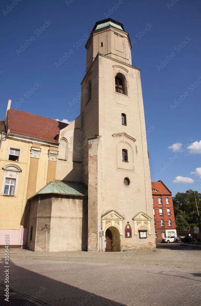 Church of Saints Peter and Paul (Former Gymnasialkirchein) in Zagan. Poland