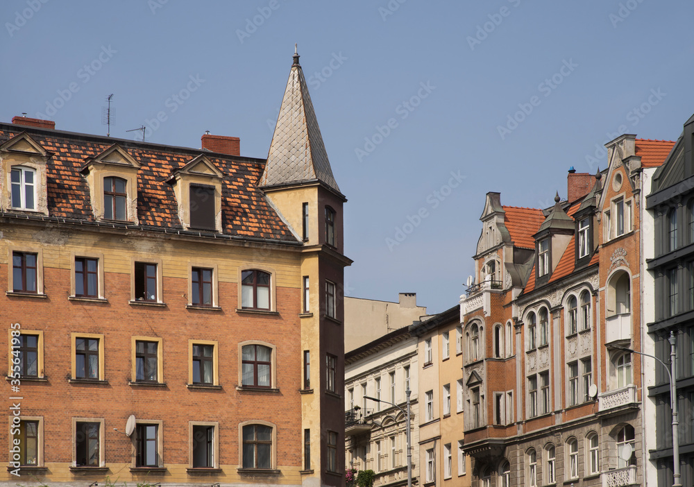 Saint Martin street in Poznan. Poland