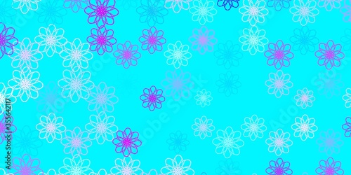 Light Pink, Blue vector template with wry lines.