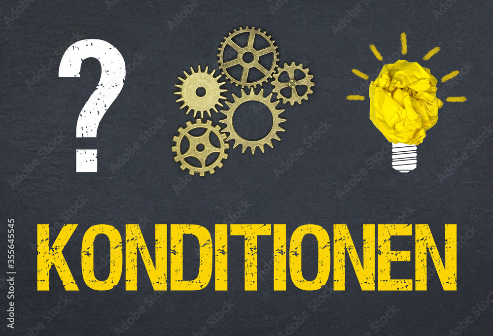 Obraz premium Konditionen