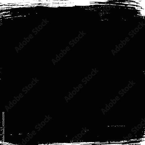 Black background  square. Vector EPS10 high quality trace