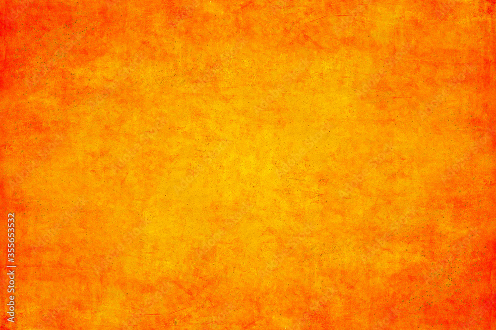 Fototapeta premium Texture of orange concrete wall background.