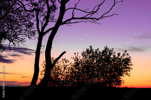 A beauiful sunset in Jonkoping