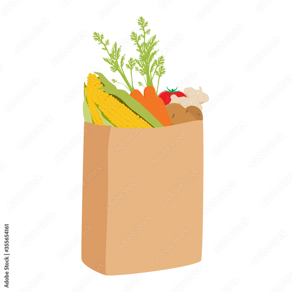 Naklejka Eco shopping bag