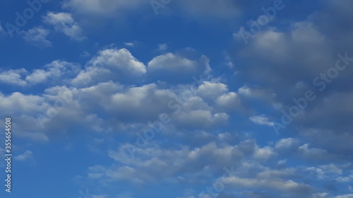 blue sky with clouds 1