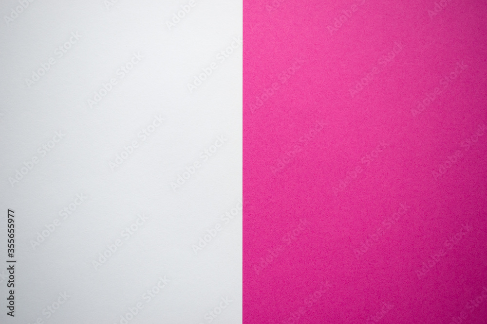 Pink and white equally divided background