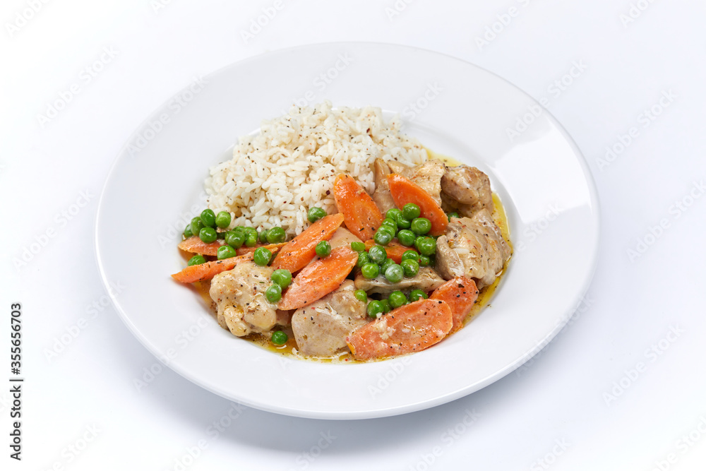 rice with meat and vegetables rice with meat and vegetables