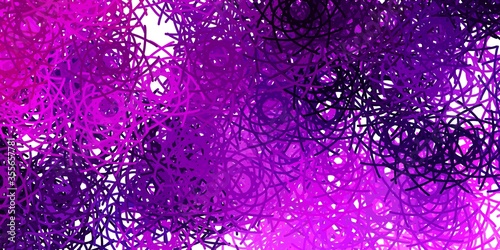 Light Purple, Pink vector backdrop with chaotic shapes.