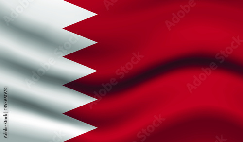 bahrain of  flag