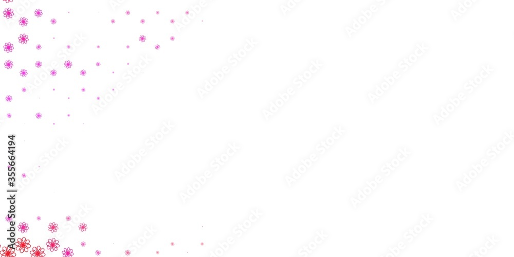 Light Pink vector texture with wry lines.