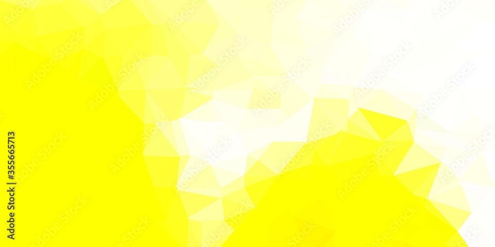 Dark yellow vector gradient polygon design.