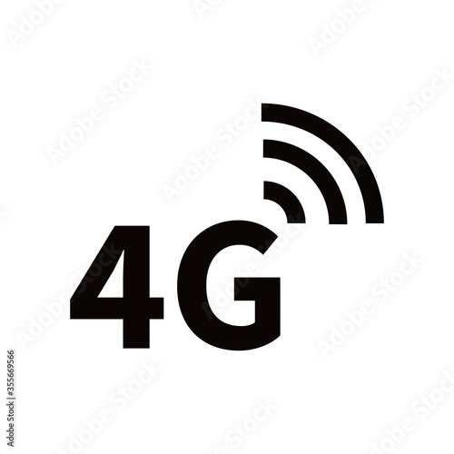 4G, 4G LTE icon vector logo template