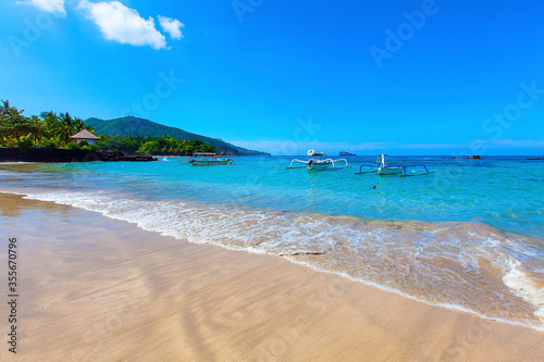 Fototapeta Naklejka Na Ścianę i Meble -  Candidasa beach, Bali, Indonesia