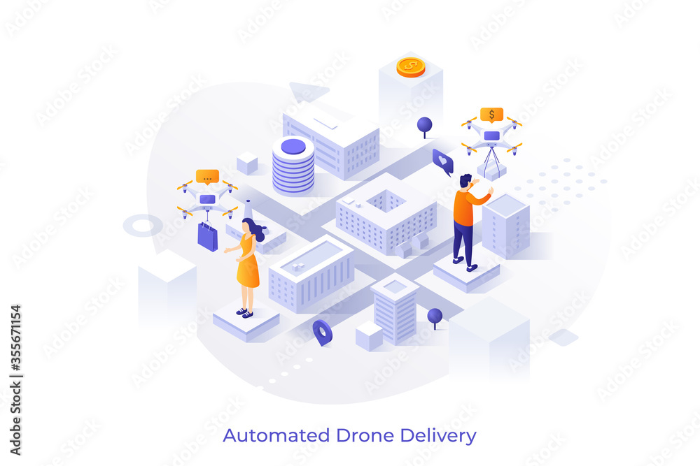 Vector Isometric Concept Vector Isometric Concept