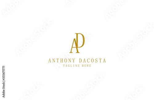 Letter AD Luxury Logo Ideal for Fashion Beauty Brand