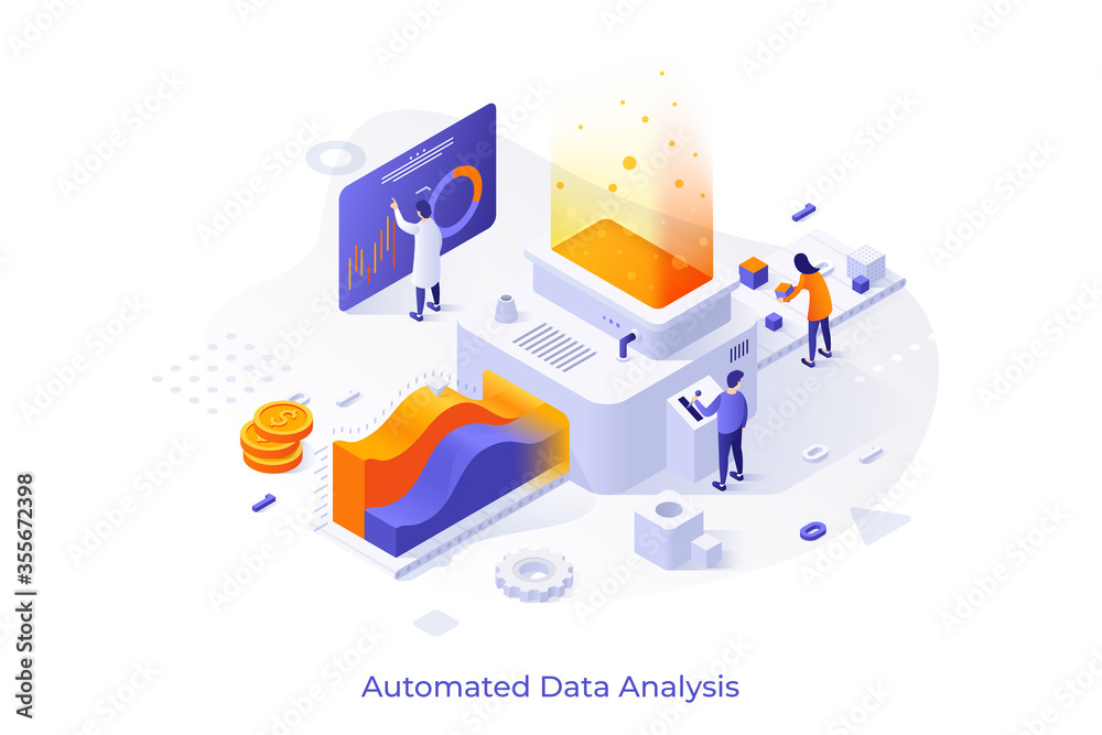 Vector Isometric Concept Vector Isometric Concept