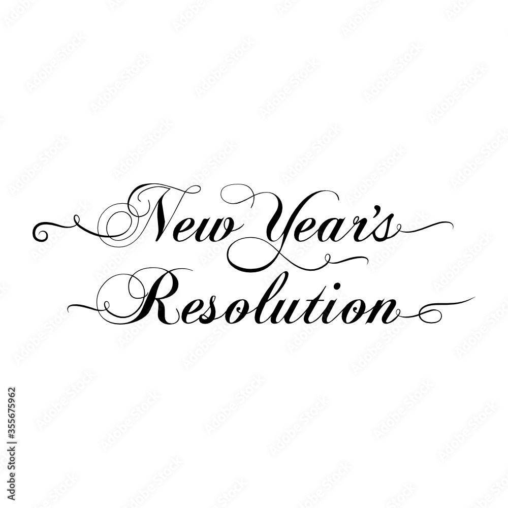 Typography: New Year's Resolution