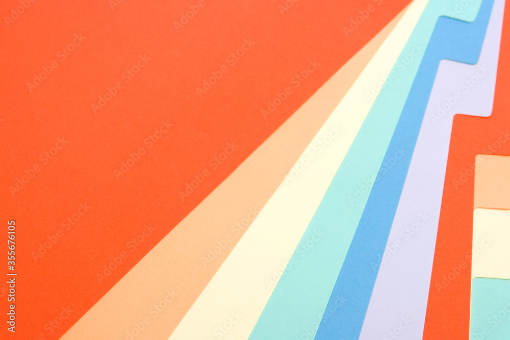 colored office papers. abstract background colored office papers. abstract background