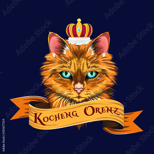 Cat King Illustration