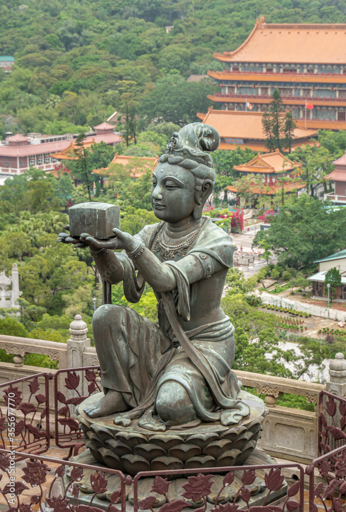 Obraz premium Buddhist Statue, Hong Kong