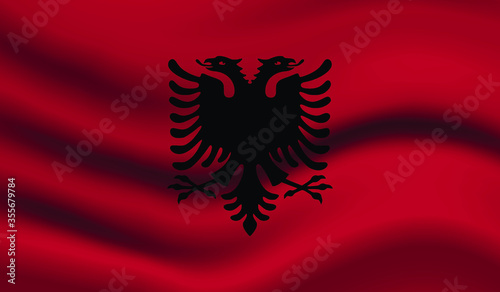flag of albania