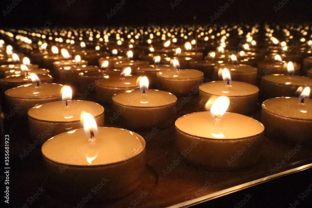 sea of lights candles tea lights candle sea of lights candles tea lights candle