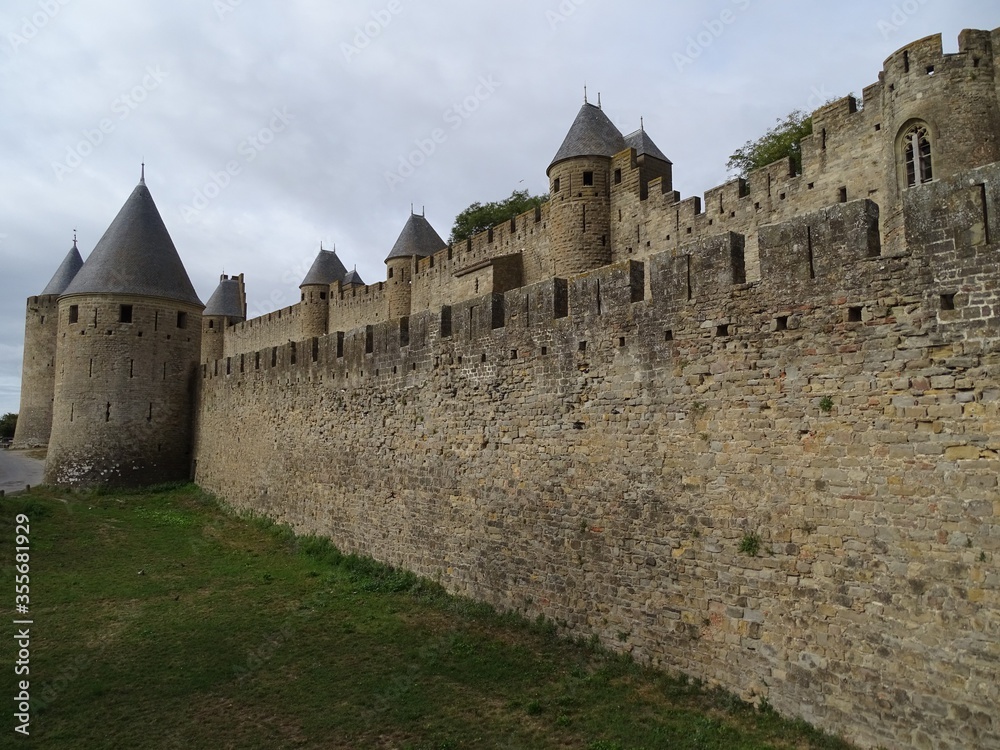 Europe, France, Occitanie, Aude, fortified city of Carcassonne