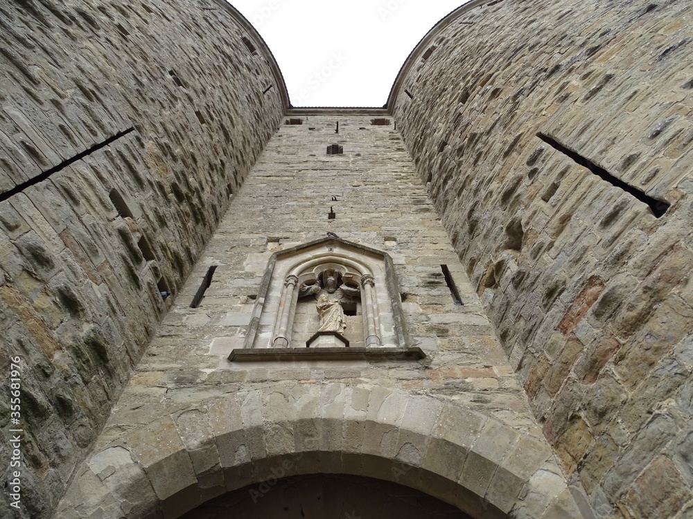 Fototapeta premium Europe, France, Occitanie, Aude, fortified city of Carcassonne