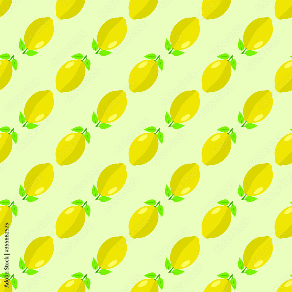 Seamless background of lemon fruit. Lemon flat style. Vector illustration.
Seamless background of lemon fruit. Lemon flat style. Vector illustration.