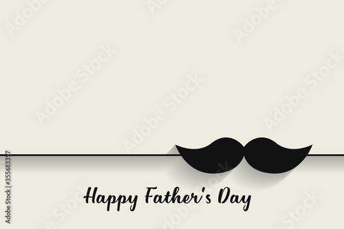 Wallpaper Mural minimal style happy fathers day background design