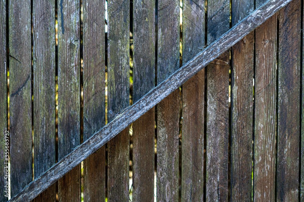 Old wooden fence in need of a makeover Old wooden fence in need of a makeover