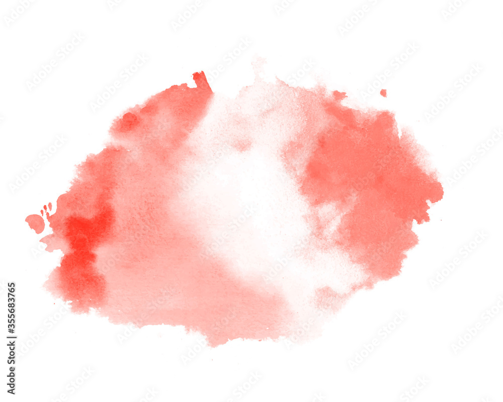 abstract red pastel color watercolor texture stain background