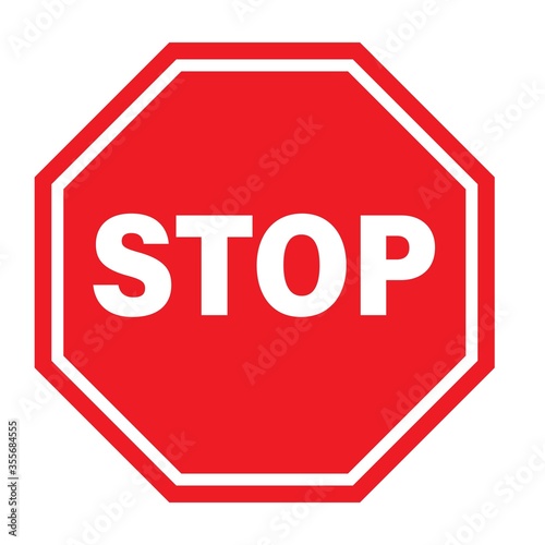 Free Download Stop sign symbol, vector illustration. - GFXLoad