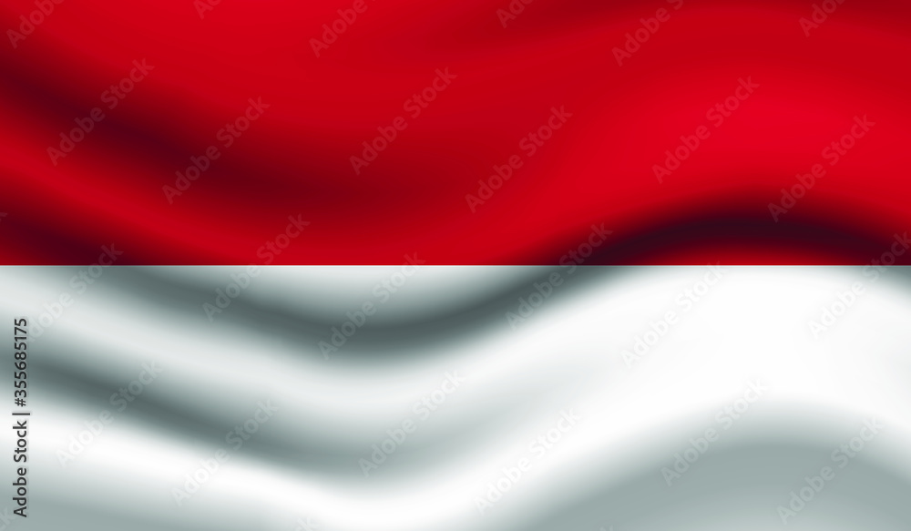 Fototapeta premium flag of indonesia