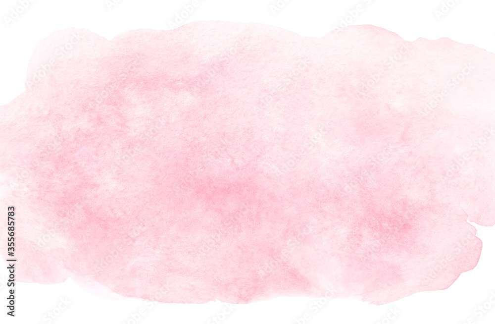 Watercolor abstract artistic light pink painting