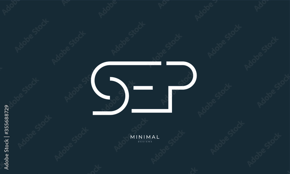 Alphabet letters icon logo SEP Alphabet letters icon logo SEP