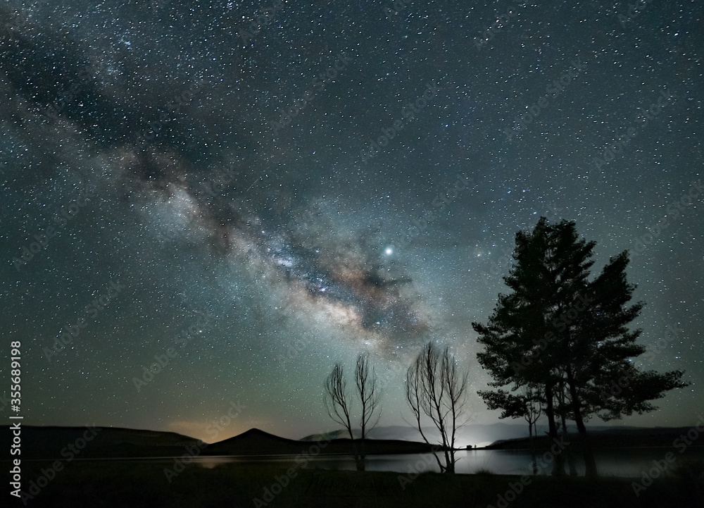 starry night sky - Milky Way