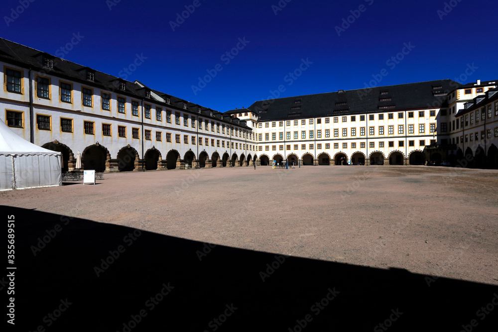 Castle, Castle Friedenstein, Art collection, Duke, Schlossplatz, Gotha, Thuringia, Germany, Europe