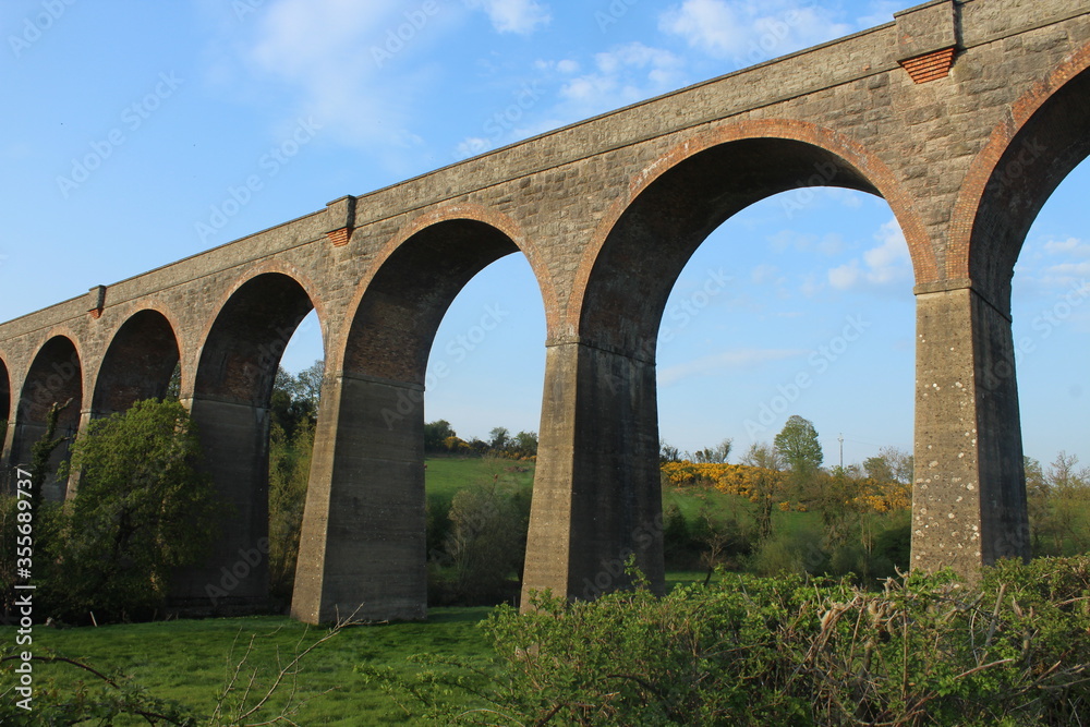 Tassagh Viaduct, a disused railway viaduct near Tassagh, County Armagh, N. Ireland.