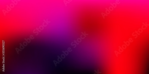 Dark Pink  Red vector abstract blur background.